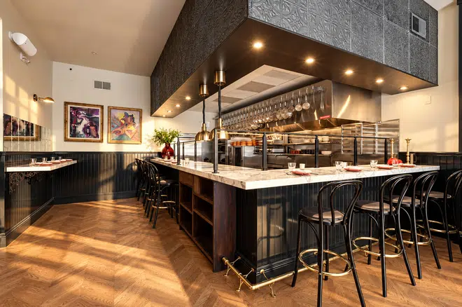 Aatxe Restaurant: restaurant bar interior