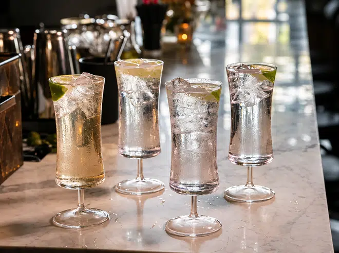 Aatxe Restaurant: Aatxe Bar with Four Iced Cocktails 6