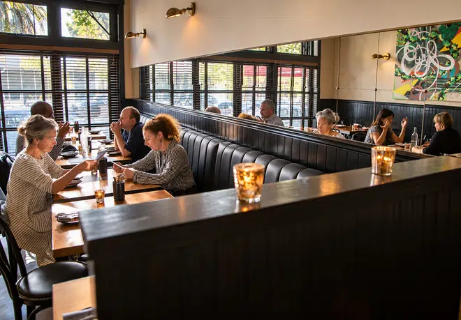Aatxe Restaurant: Aatxe Restaurant with Mirrored Banquette 13