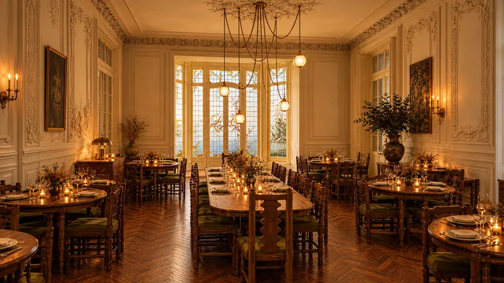 Ace Hotel: CDMX, candlelit dining room