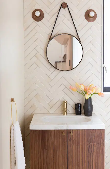 Grove Street Residences: bathroom vanity