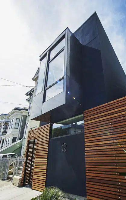 Grove Street Residences: Facade Wide