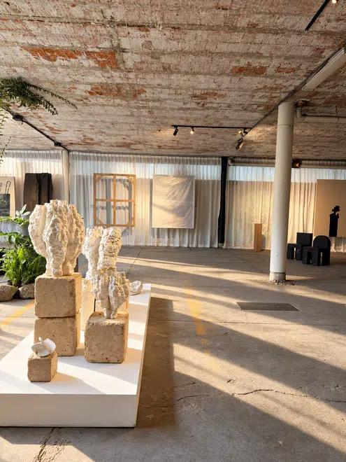 PRELUDE: Warm geometric light in a sculptural gallery