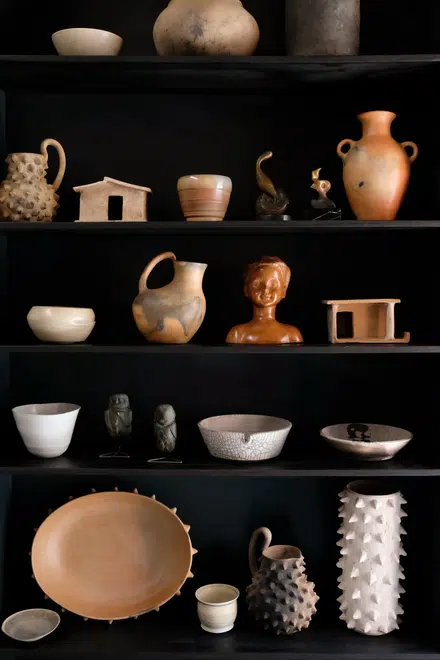 Stellah Gallery: hero   hand built ceramics and display